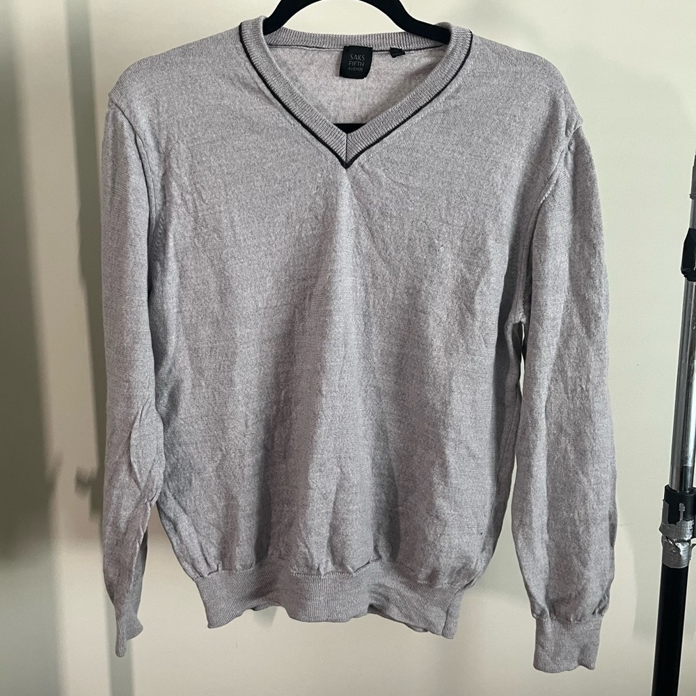 Grey Cotton Sweater